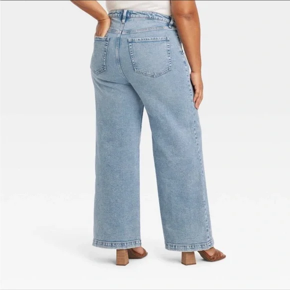 Ava & Viv High Rise Wide Leg Jeans - Picture 5 of 5